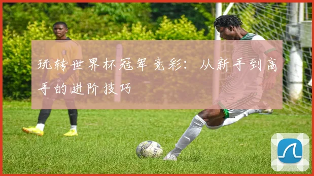 玩转世界杯冠军竞彩：从新手到高手的进阶技巧